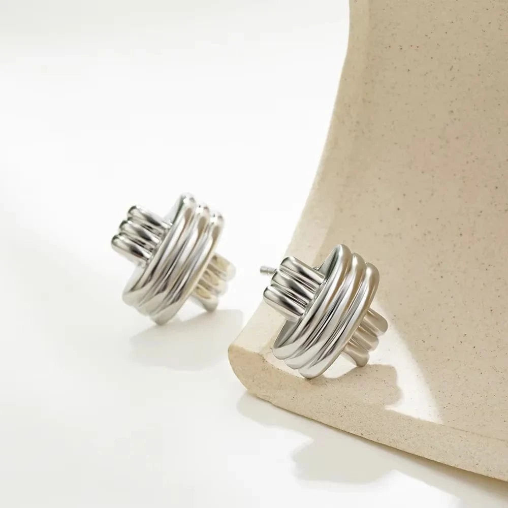 Boucle d&#39;Oreille Acier Inoxydable