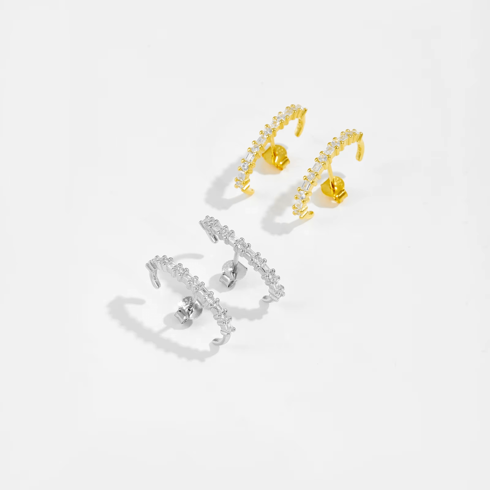 Boucles D'oreilles Pendantes Circulaires - Chaîne Géométrique Dorée - Style Bohème Pour Femmes - Bijou Tendance - 8