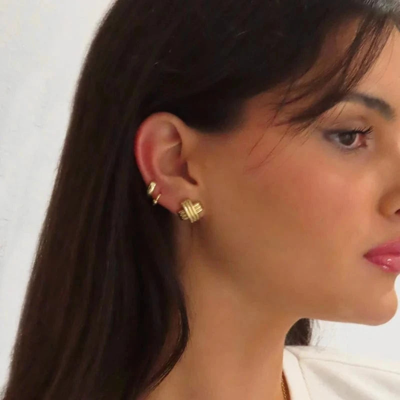 Boucle d Oreille en Acier Inoxydable