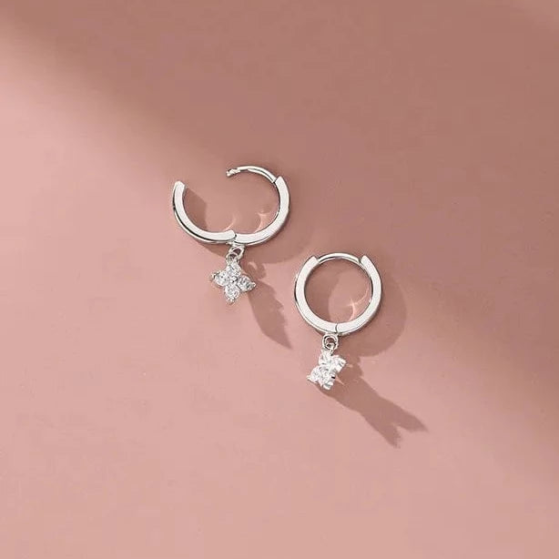 Boucle d&#39;Oreille en Forme de Fleur