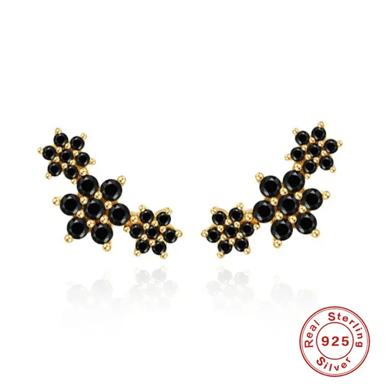 Boucle d'Oreille Grimpante Fleur