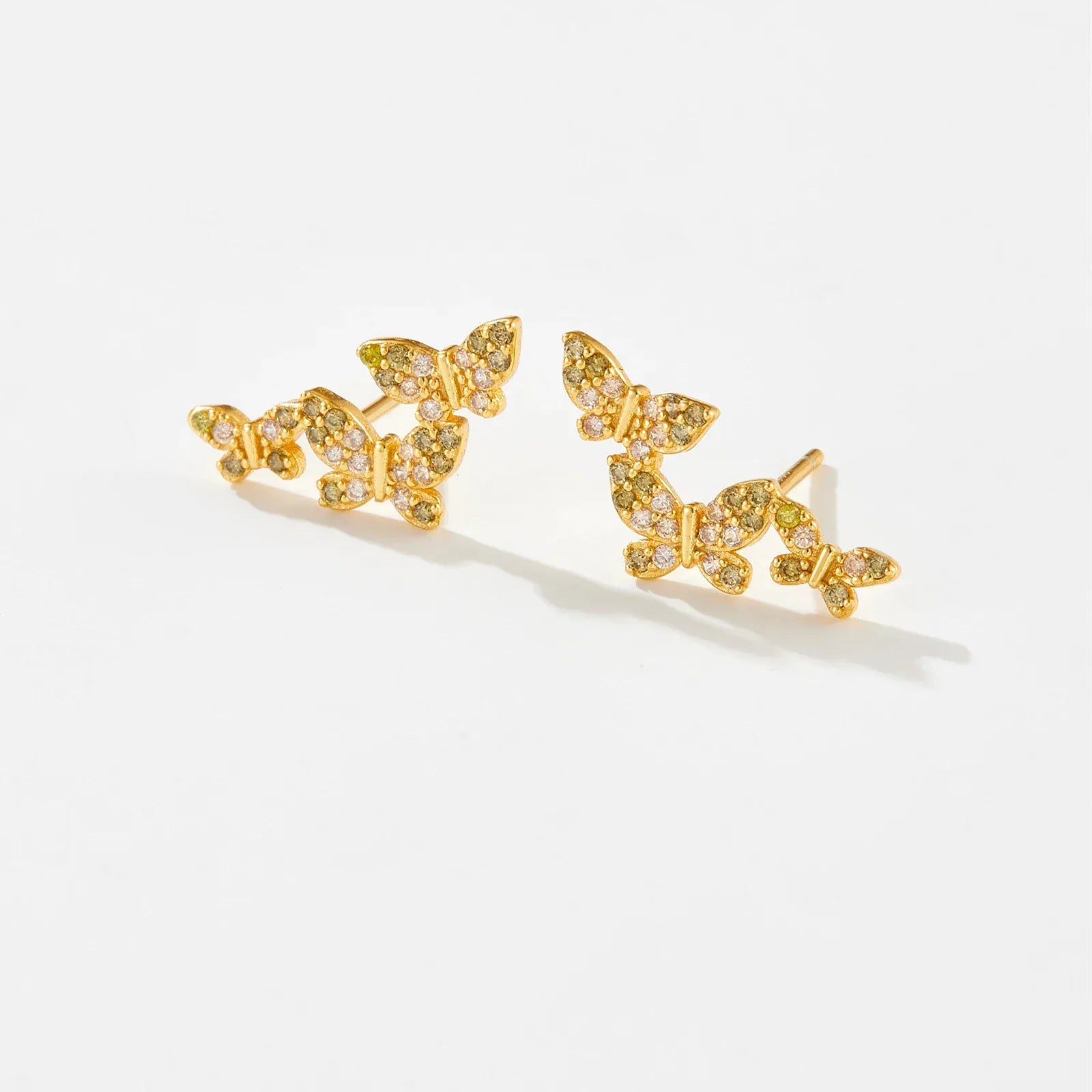 Boucle d&#39;Oreille Grimpante Papillon