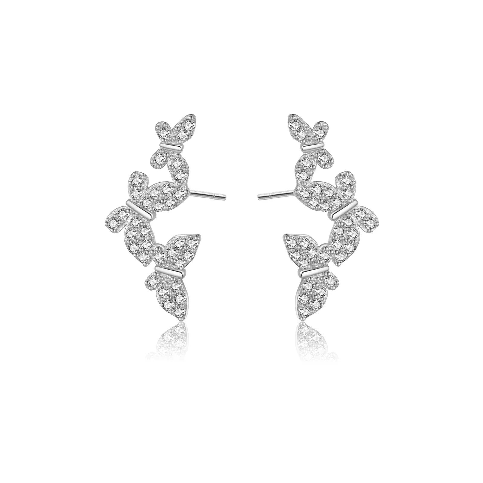 Boucle d&#39;Oreille Grimpante Papillon