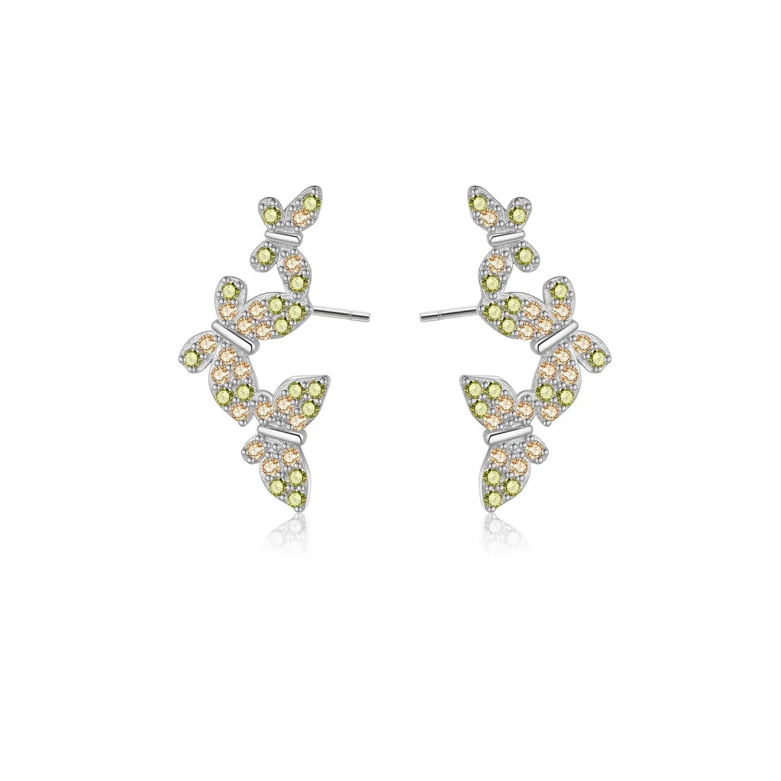 Boucle d&#39;Oreille Grimpante Papillon