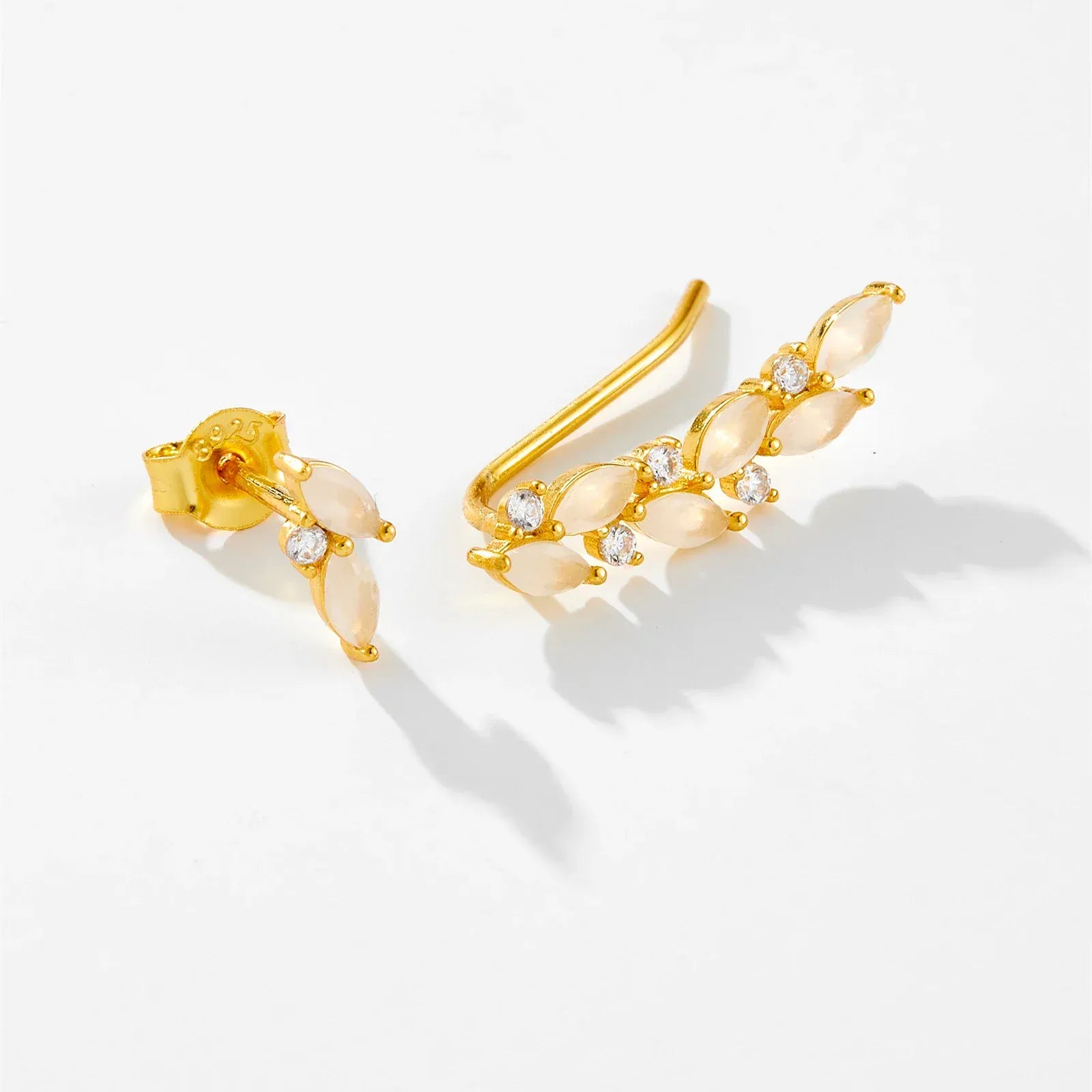 Boucle d&#39;Oreille Grimpante Pierres