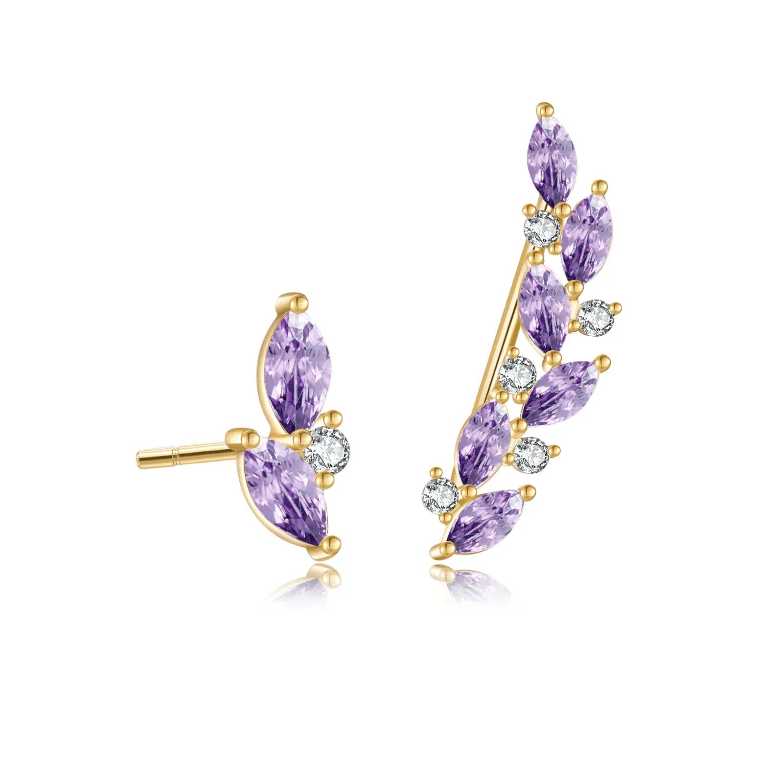 Boucle d&#39;Oreille Grimpante Pierres