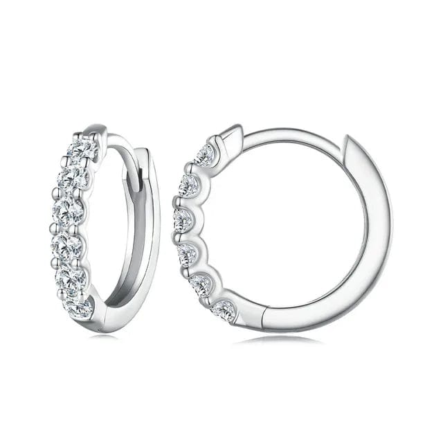 Boucle d'Oreille Moissanite