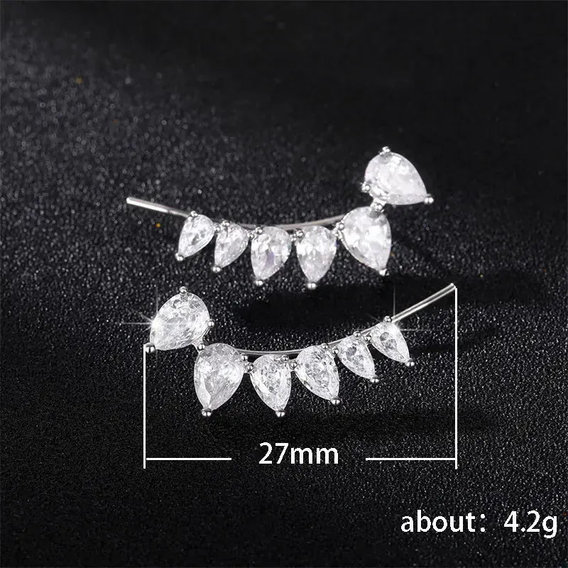 Boucle d'Oreille Montant Argent