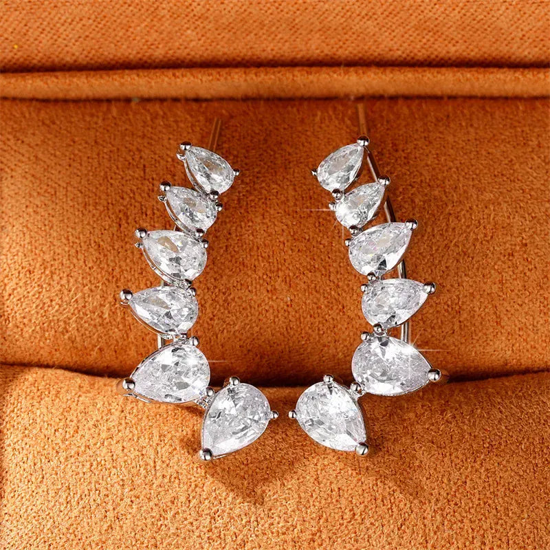 Boucle d'Oreille Montant Argent