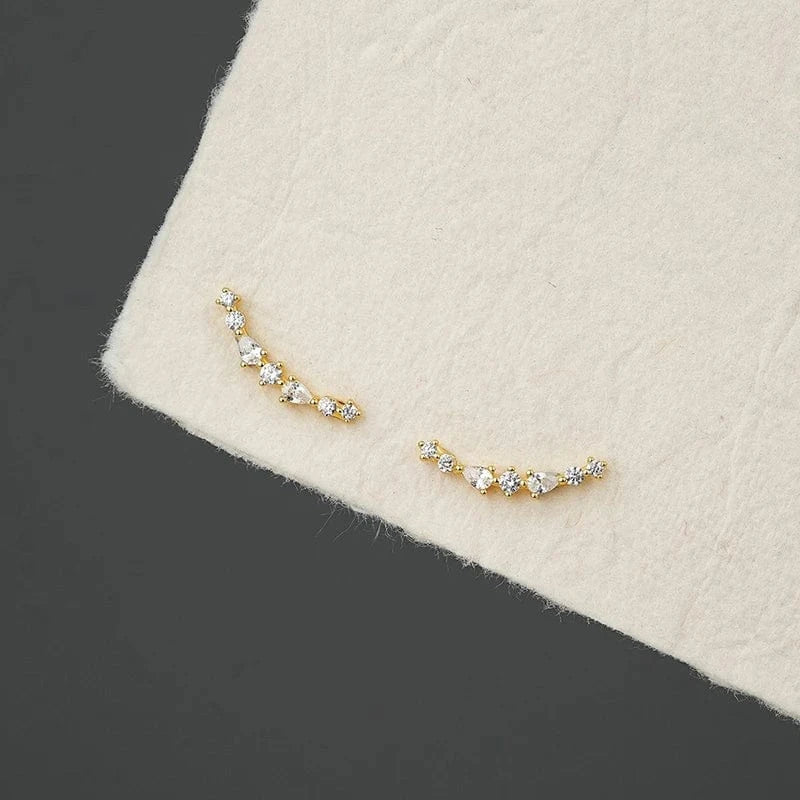 Boucle d&#39;Oreille Montante Or