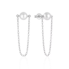 Boucle d Oreille Perle Pendante