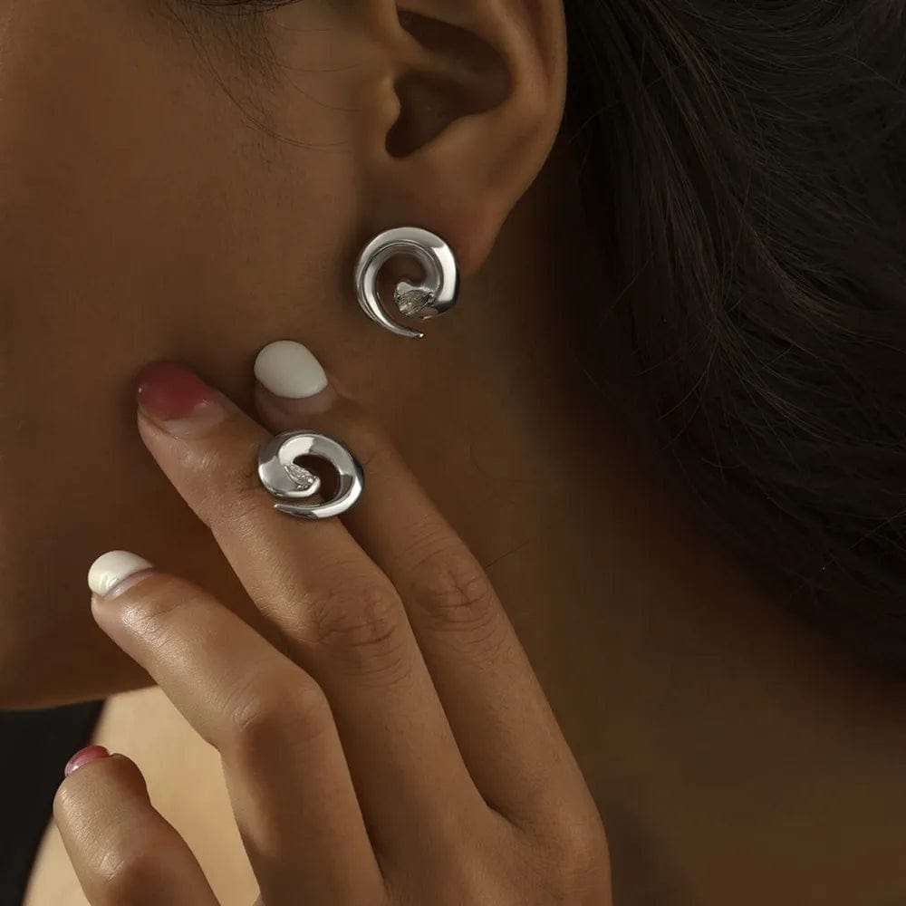 Boucle d&#39;Oreille Spirale
