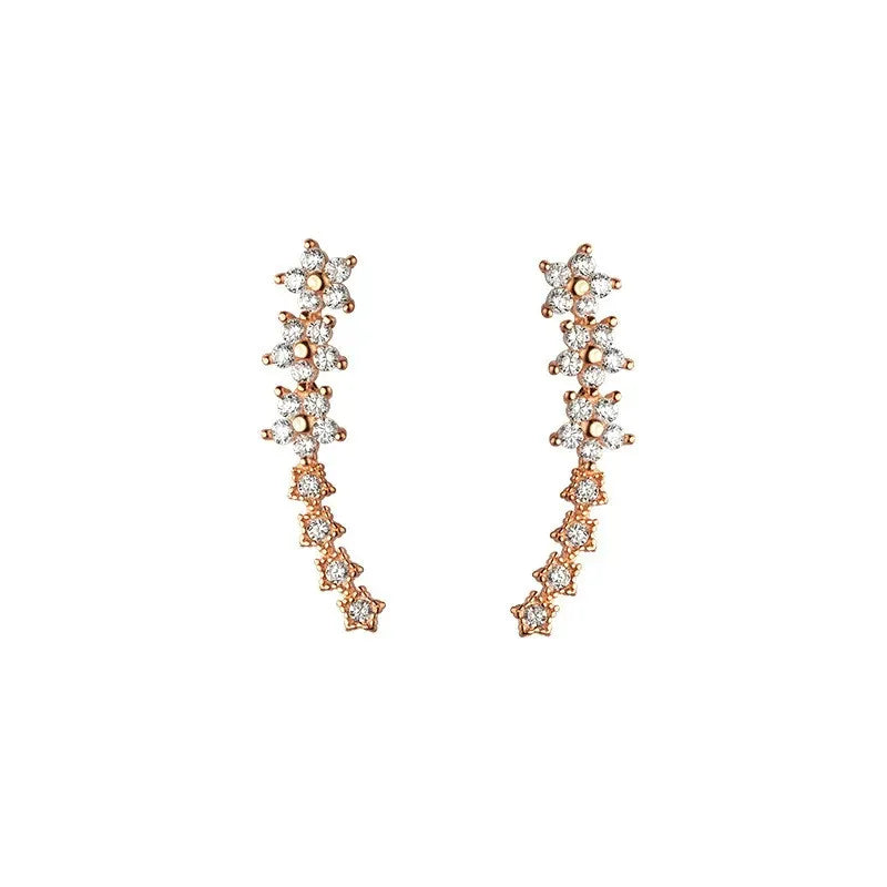 Boucles d'Oreille Grimpante Fleur