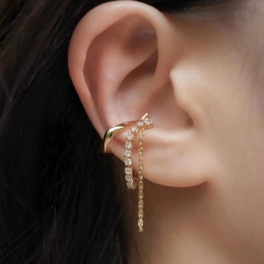 Boucles d'Oreilles Bicolore