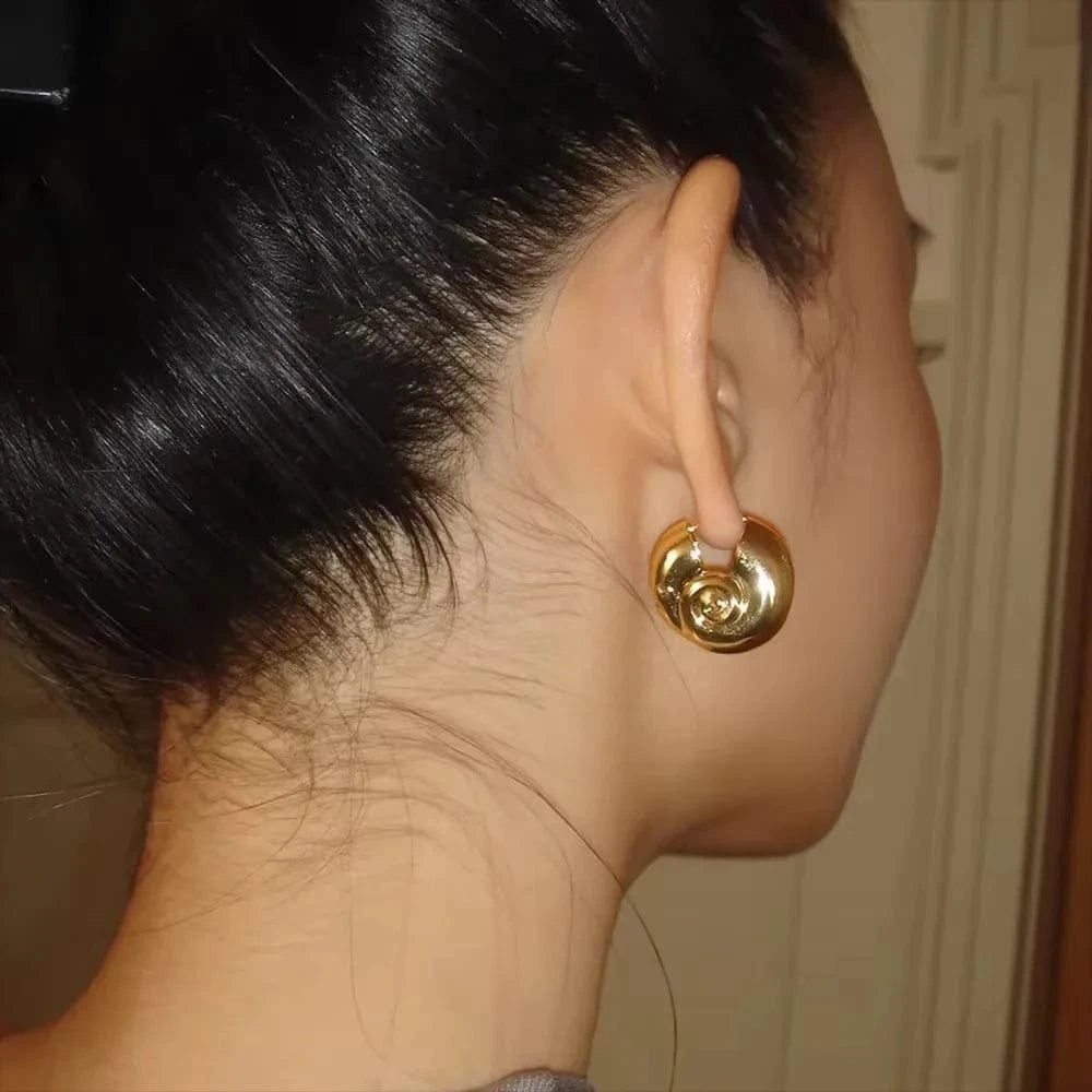 Boucles d'Oreilles Bicolore
