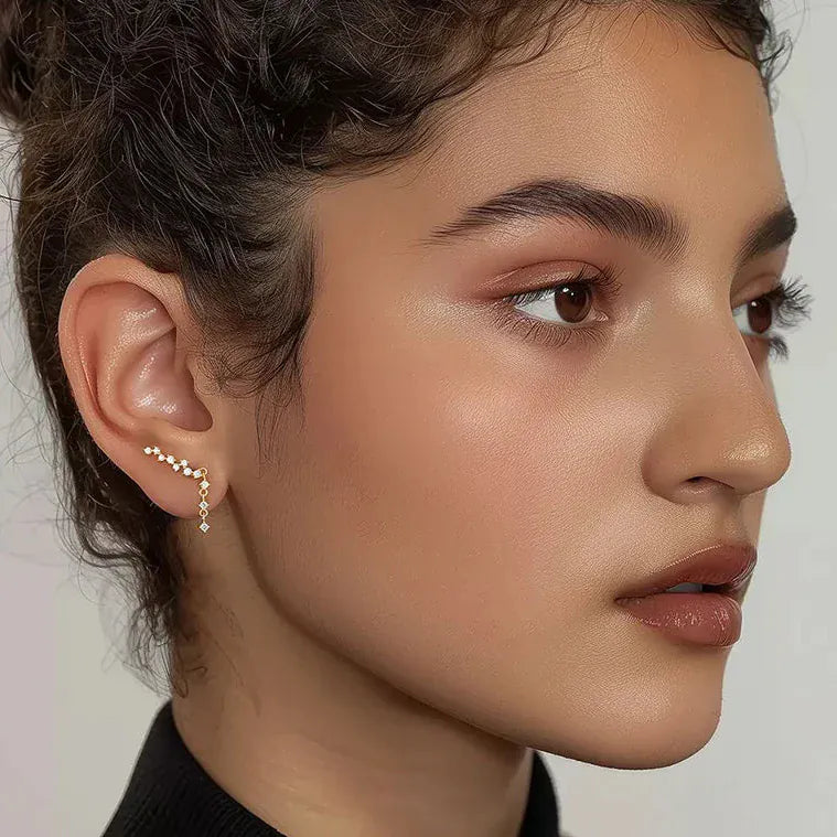 Boucles d&#39;Oreilles Grimpantes Or