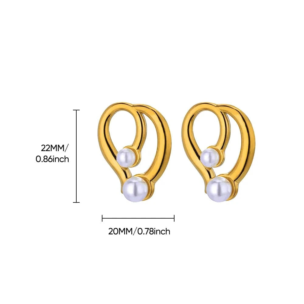 Boucles d&#39;Oreilles Perles Pendantes