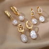 Boucles d&#39;Oreilles Perles Pendantes