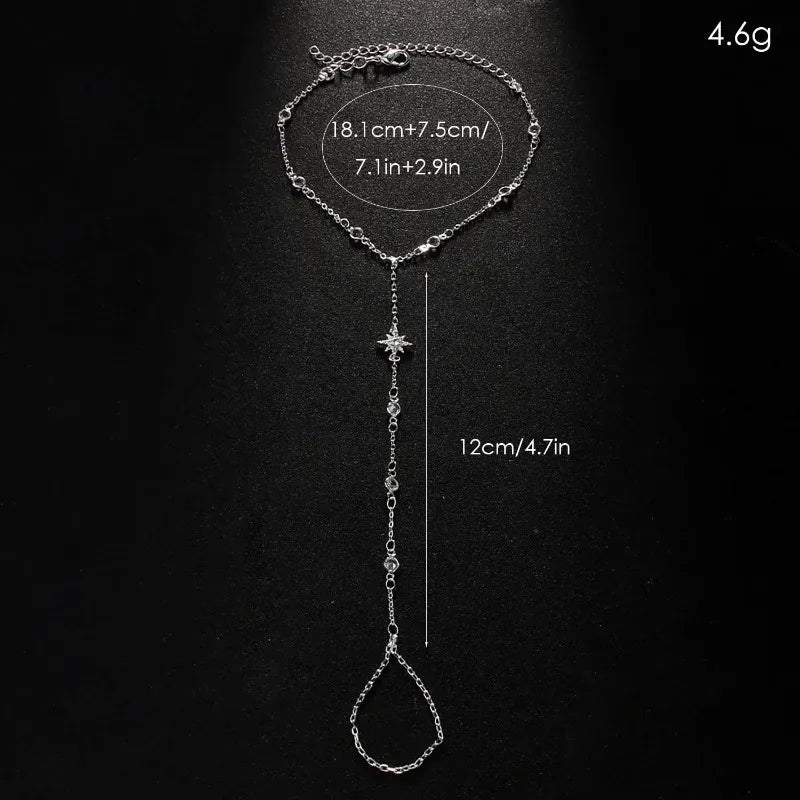 Bracelet avec Chaine Bague