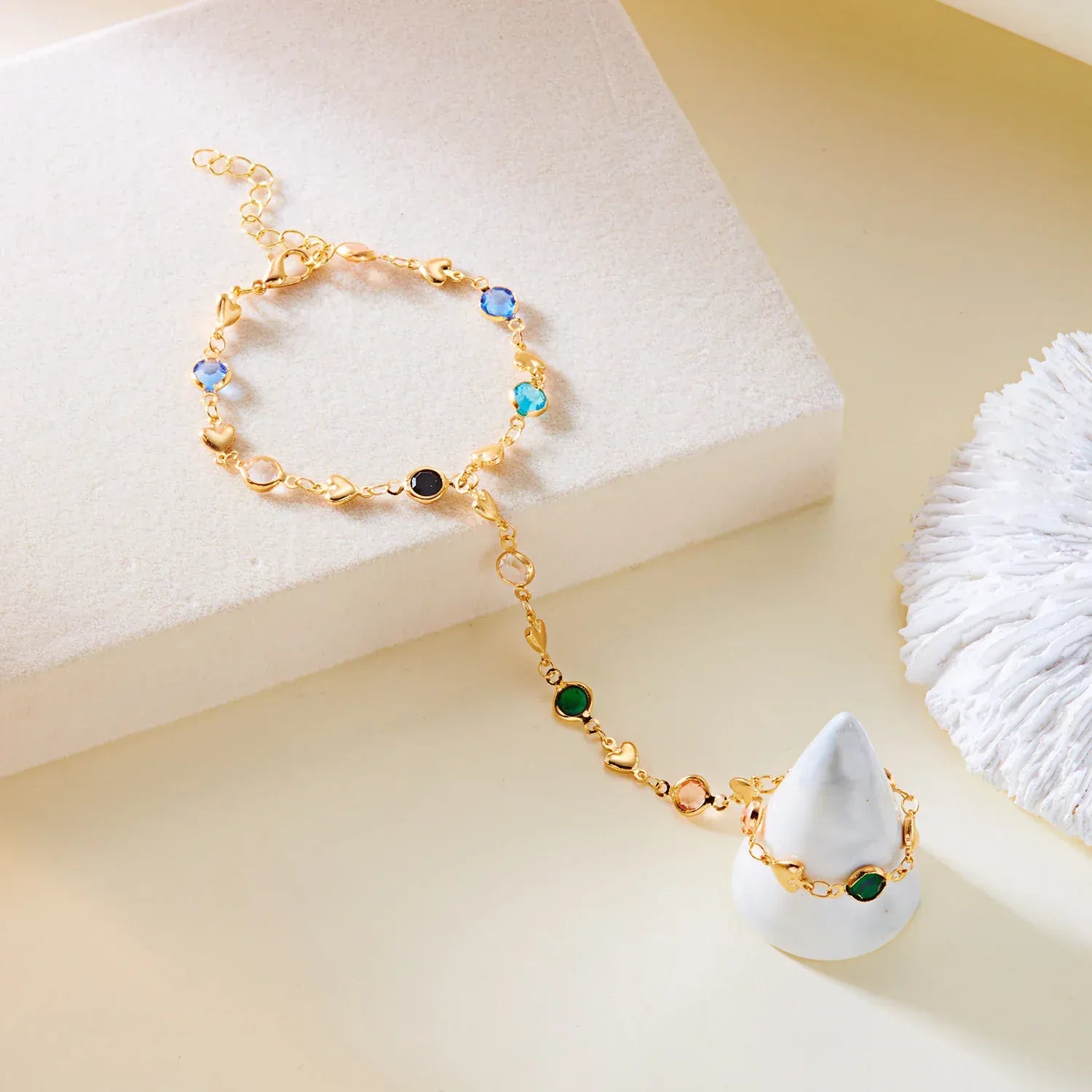 Bracelet Bague Chaine Main