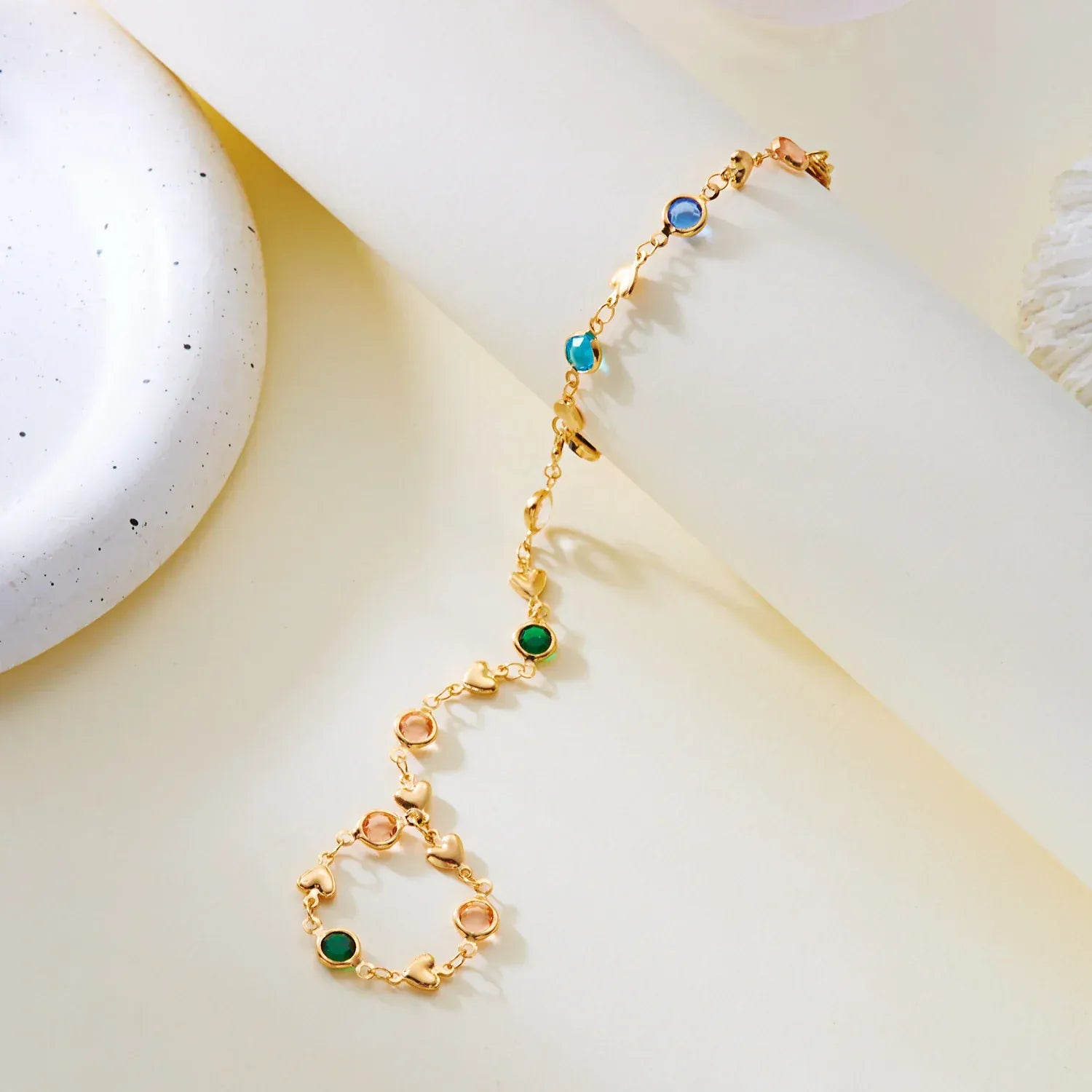 Bracelet Bague Chaine Main