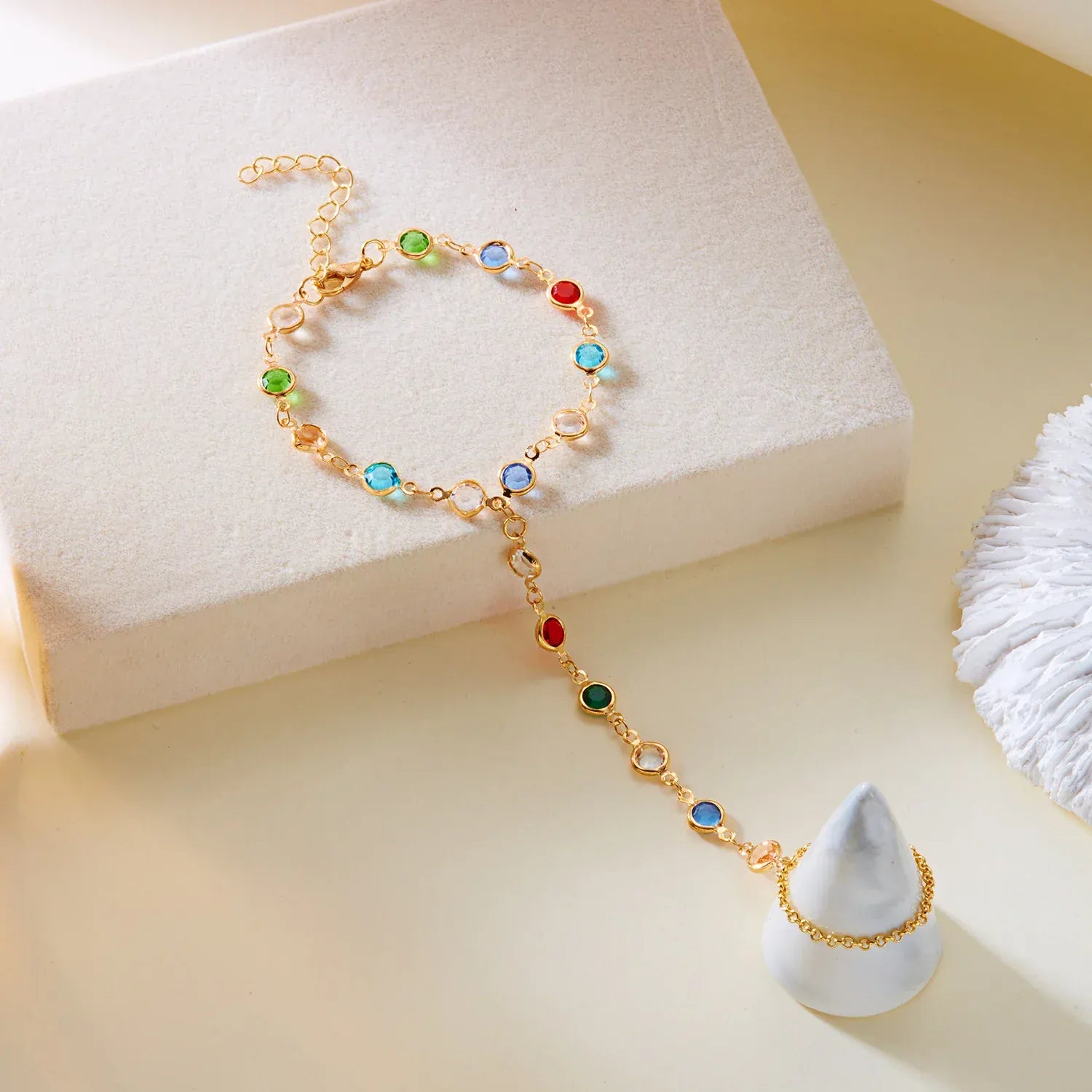 Bracelet Bague Chaine Main