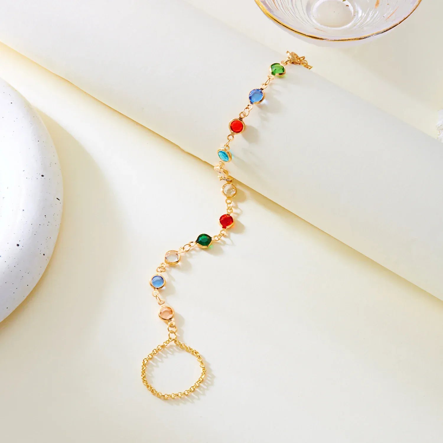 Bracelet Bague Chaine Main