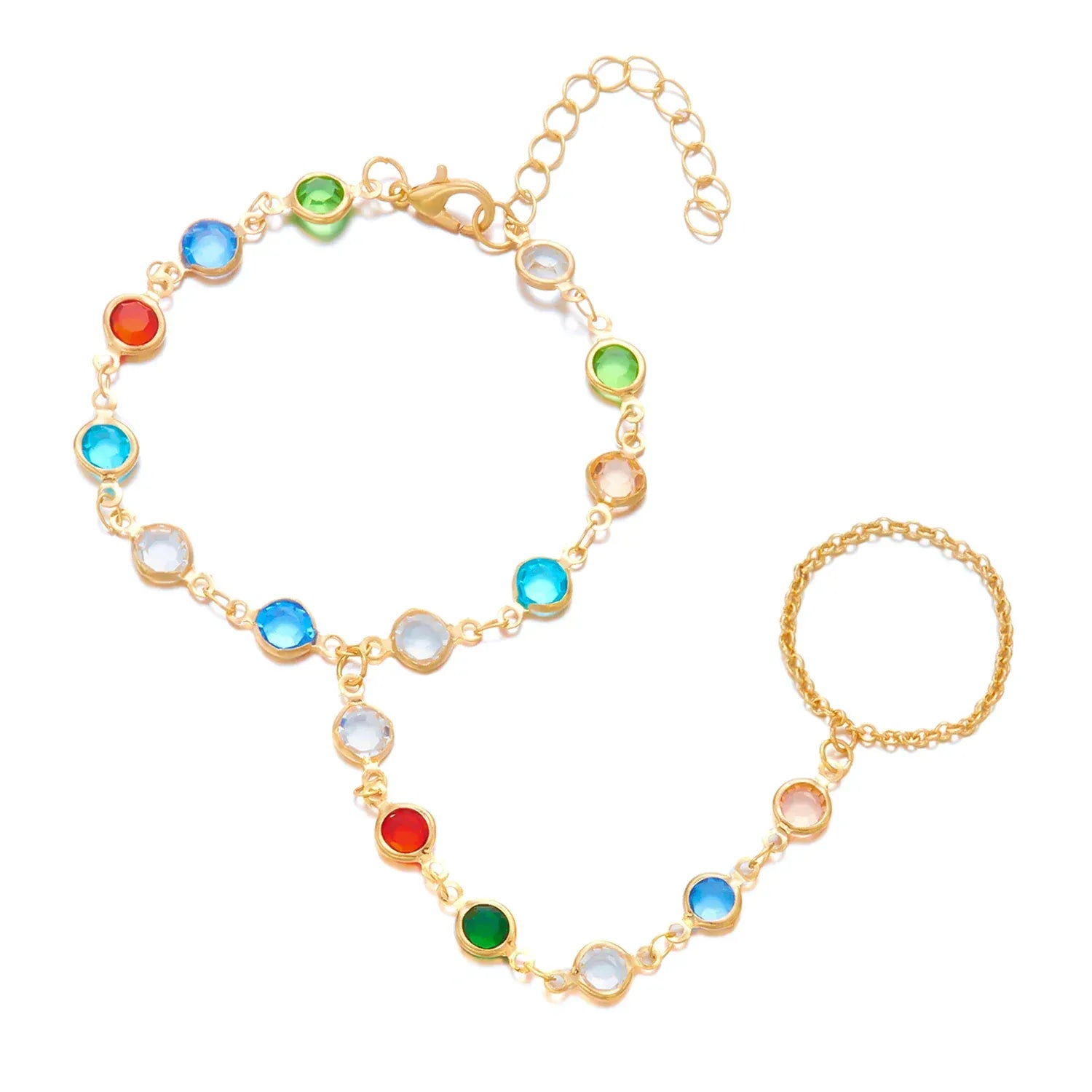 Bracelet Bague Chaine Main
