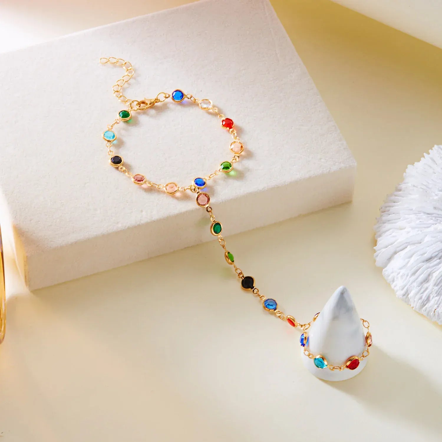 Bracelet Bague Chaine Main