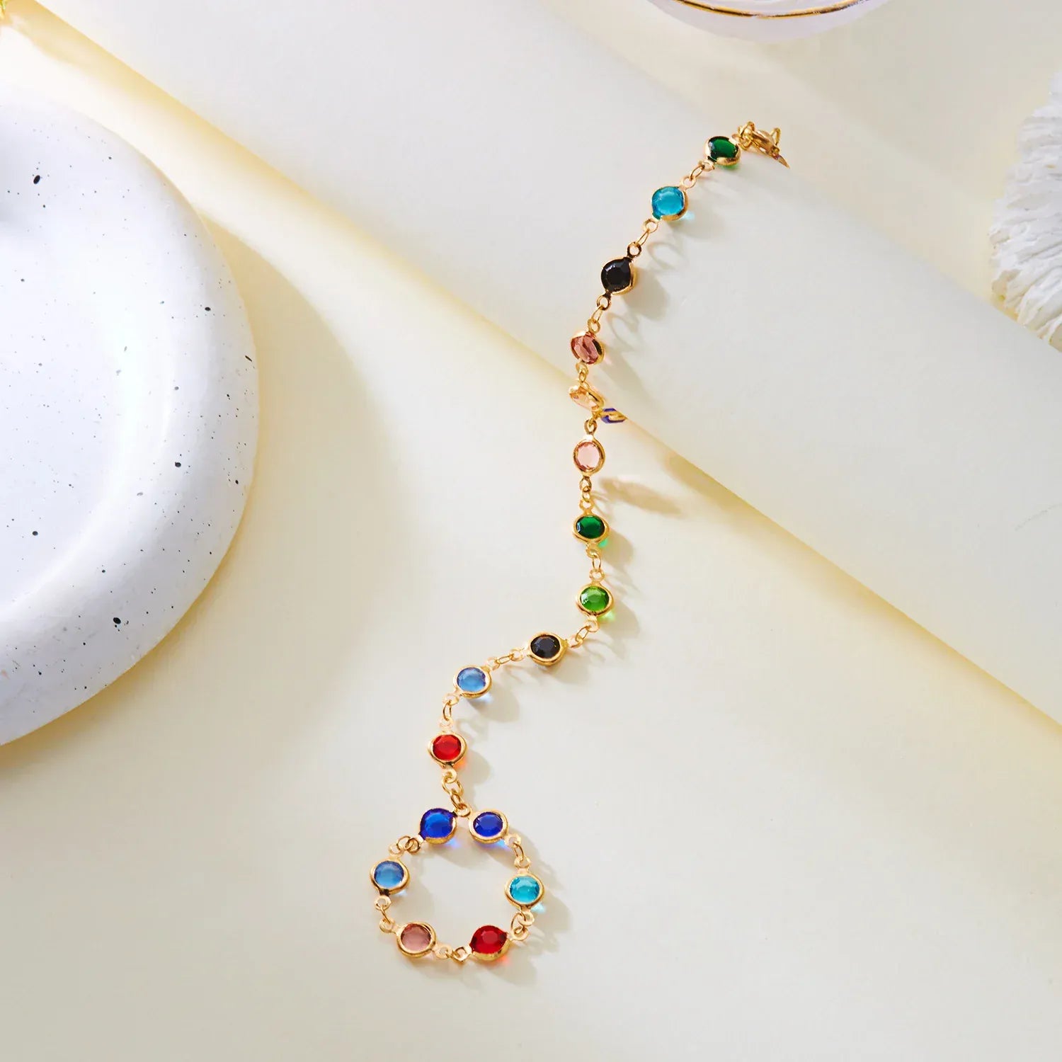 Bracelet Bague Chaine Main