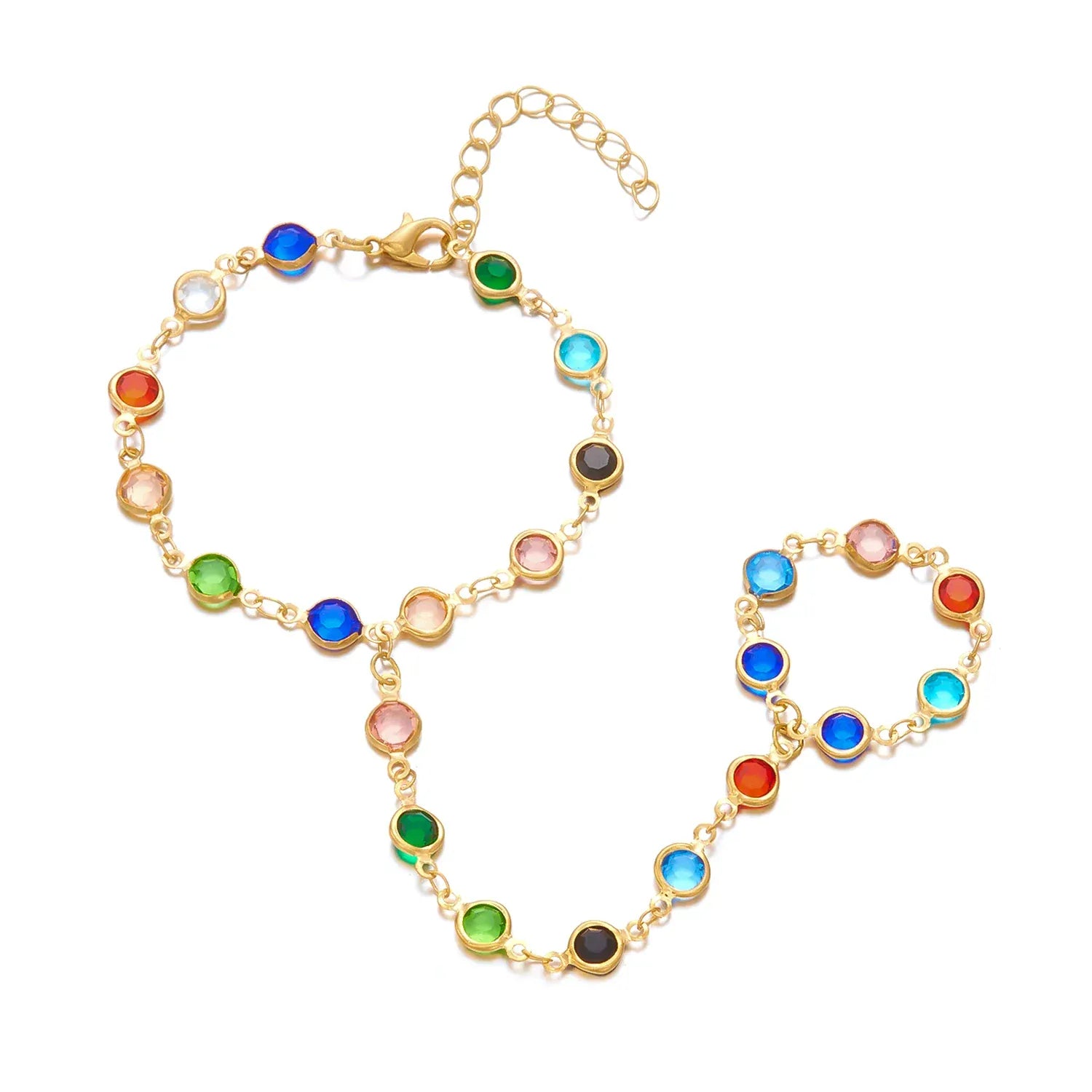 Bracelet Bague Chaine Main