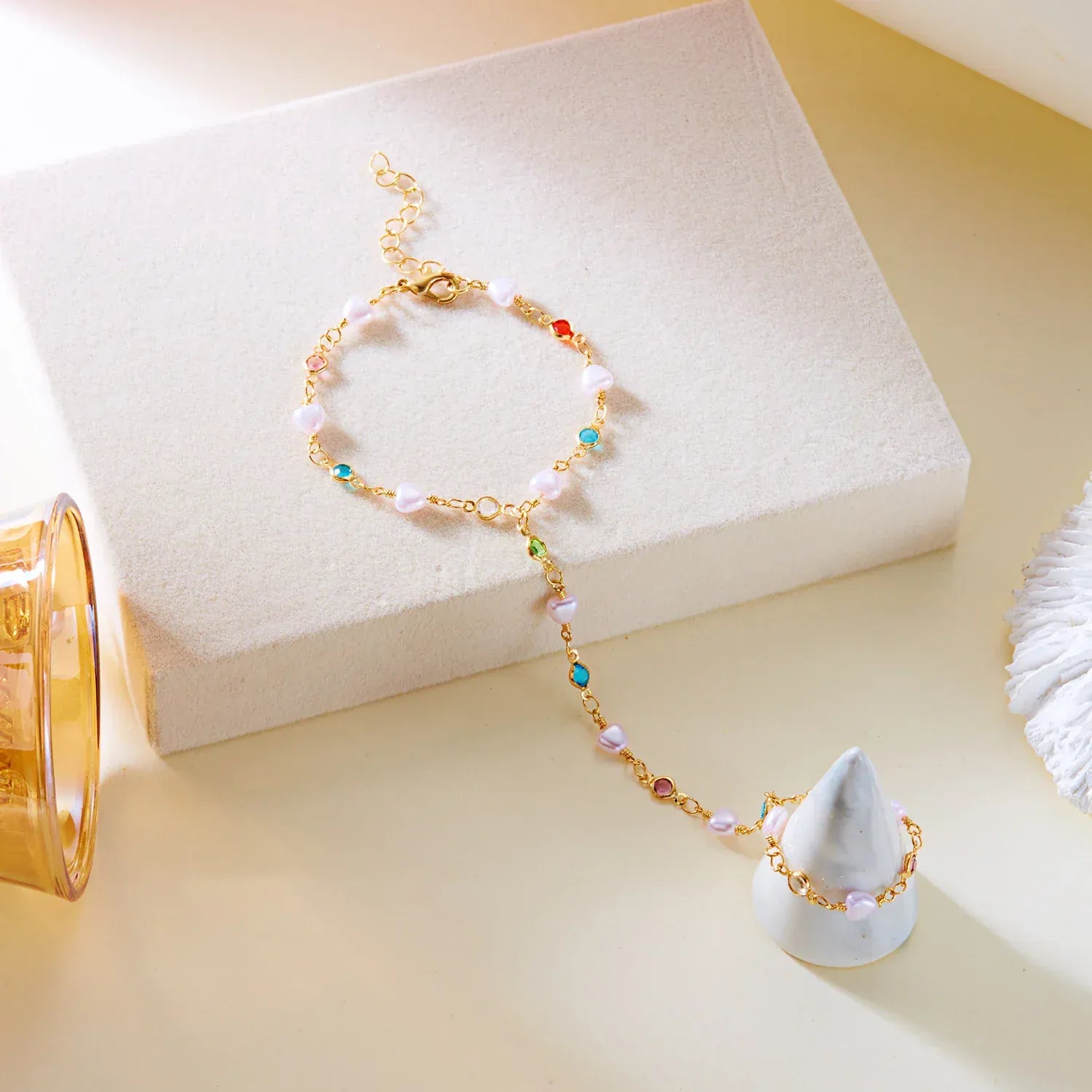 Bracelet Bague Chaine Main