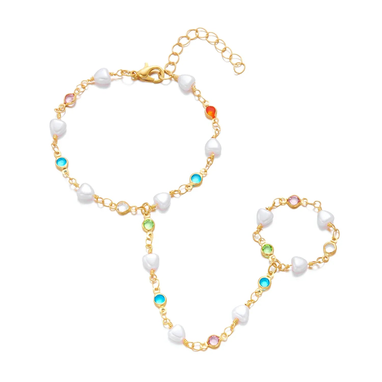 Bracelet Bague Chaine Main