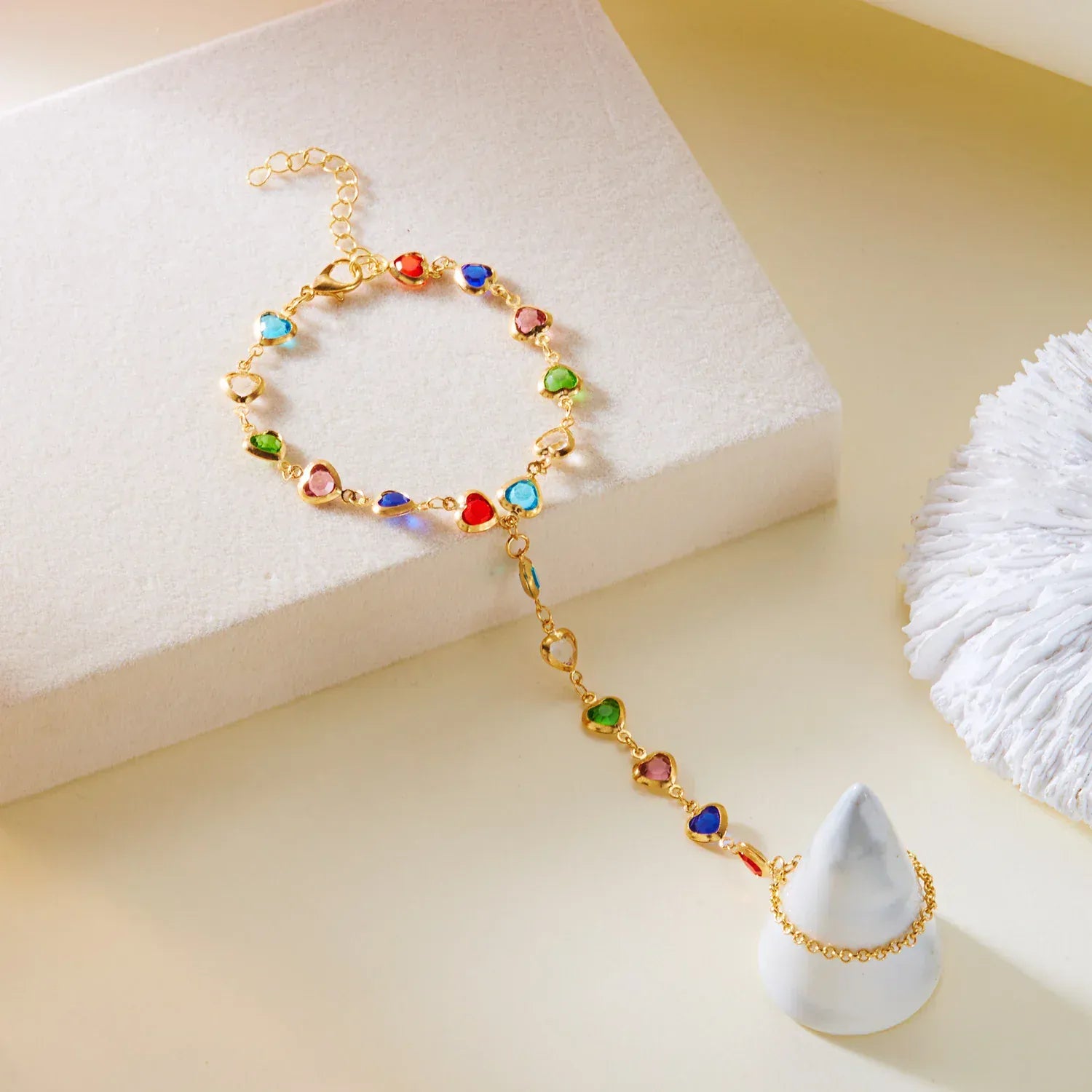 Bracelet Bague Chaine Main
