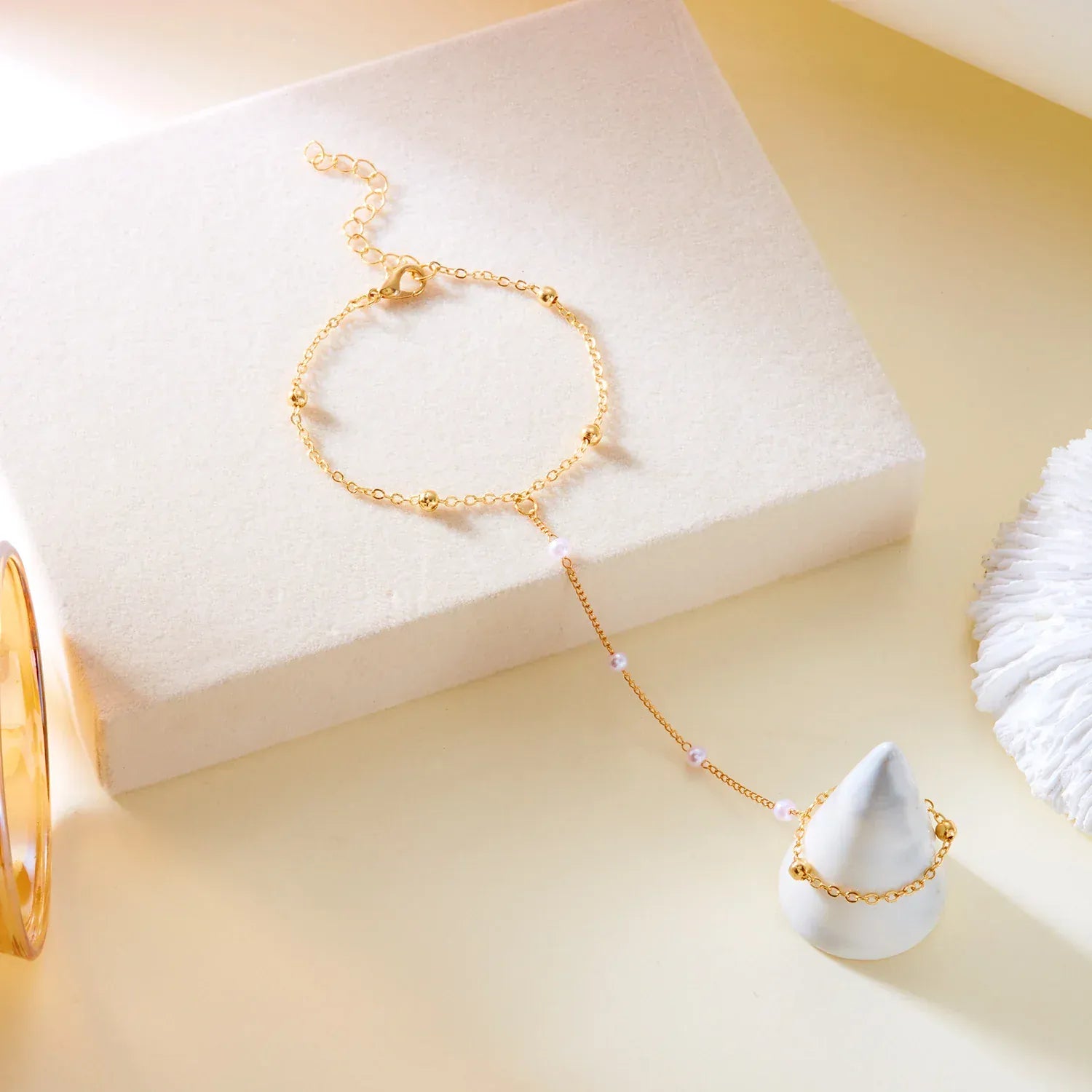 Bracelet Bague Chaine Main