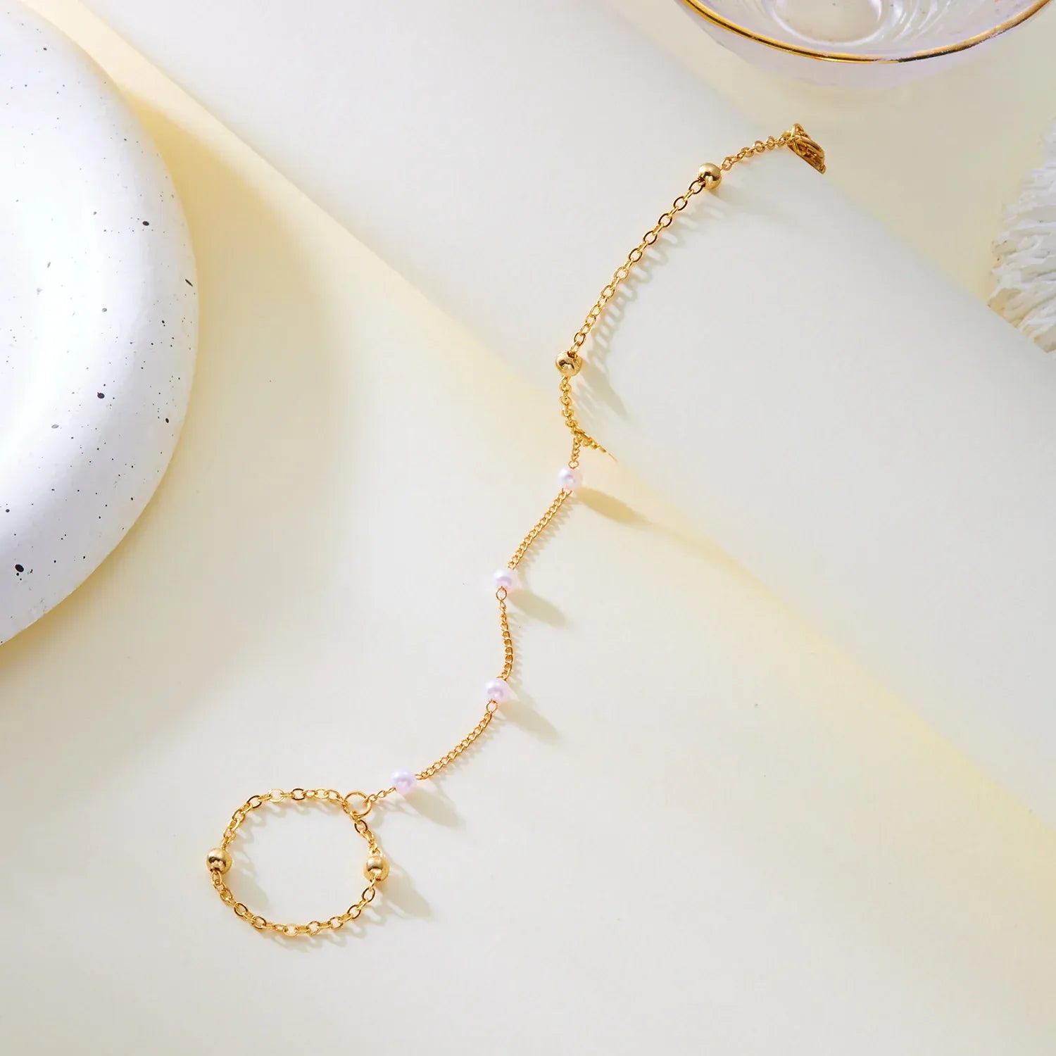 Bracelet Bague Chaine Main