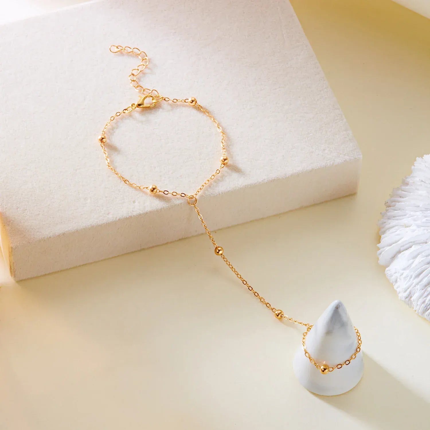 Bracelet Bague Chaine Main