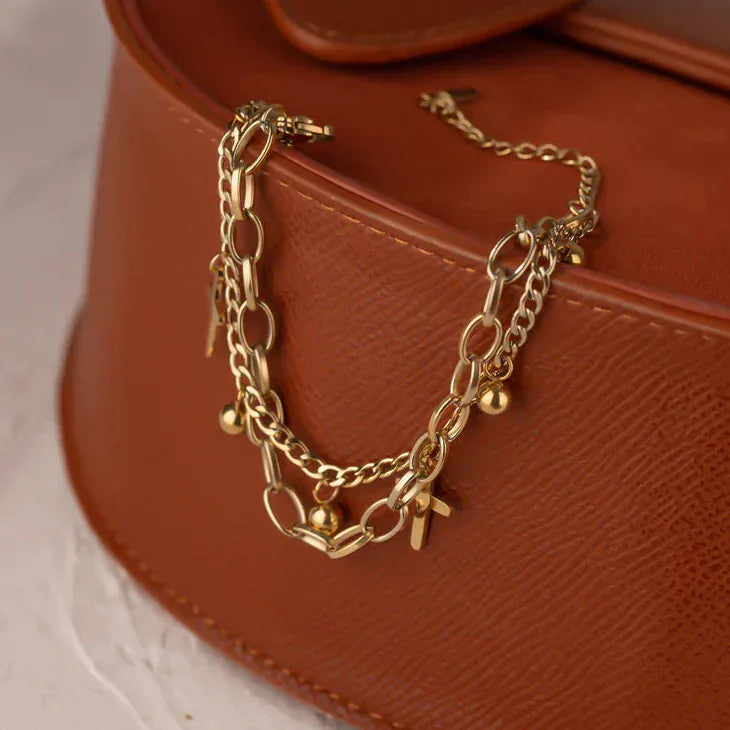 Bracelet Breloque Croix