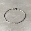 Bracelet chaine fine strass