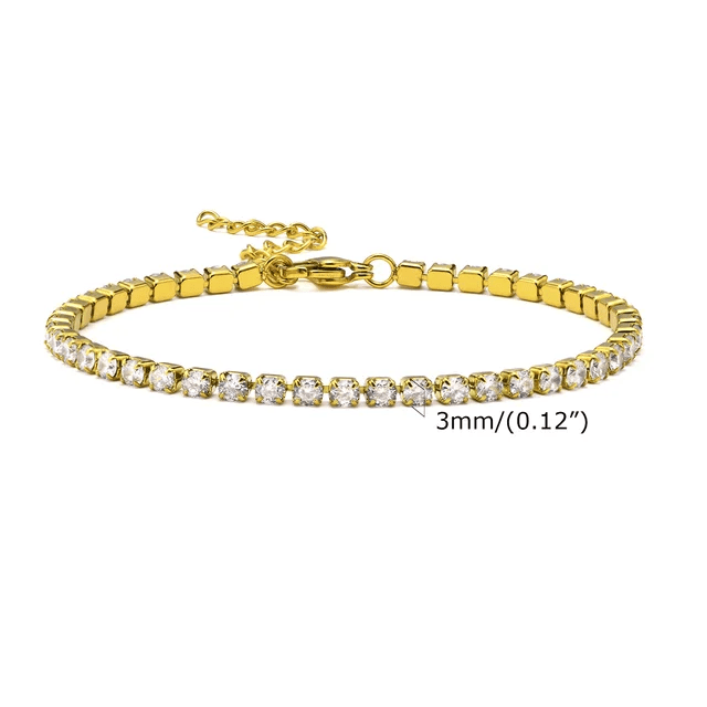 Bracelet Chaine Tennis