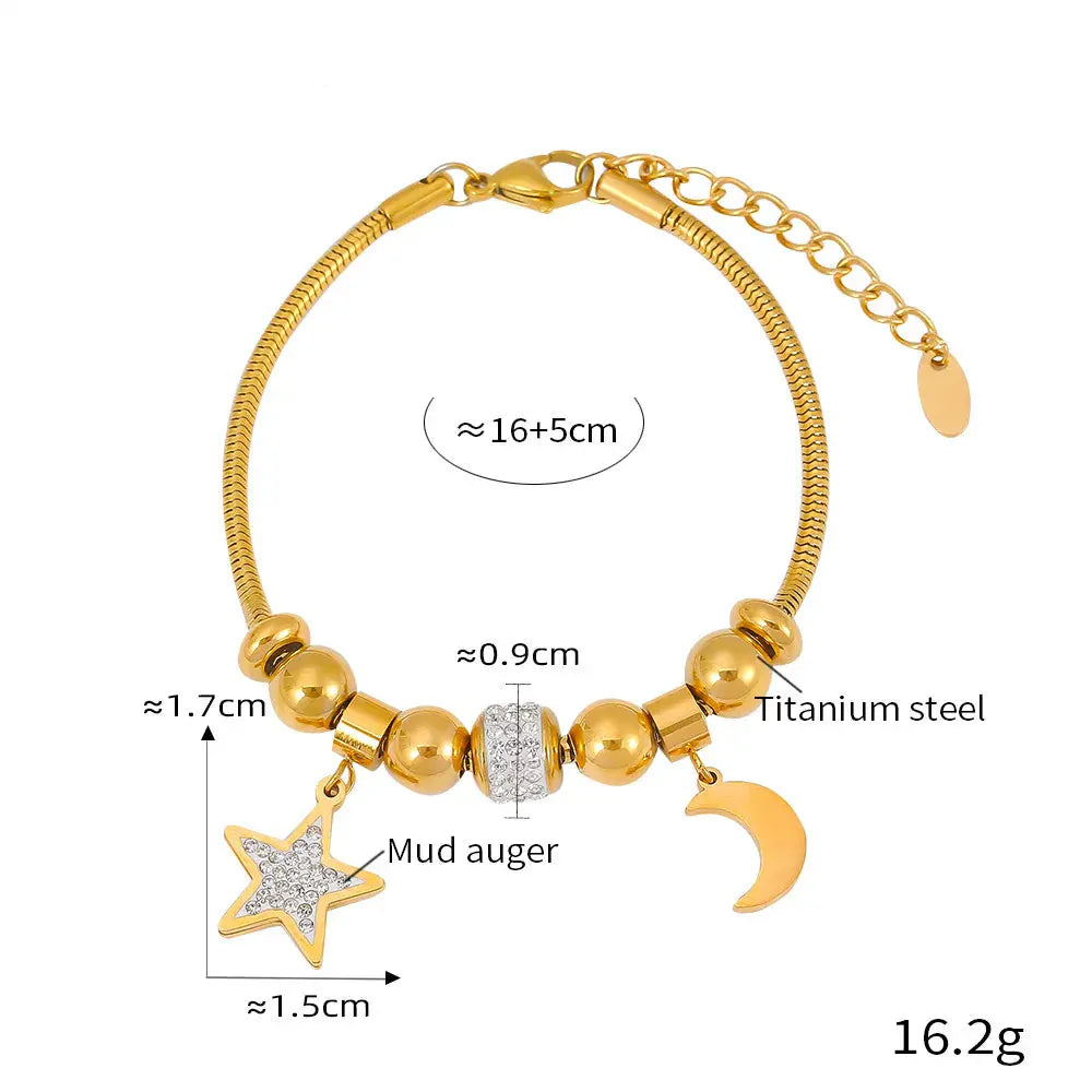 Bracelet Charms Acier Inoxydable
