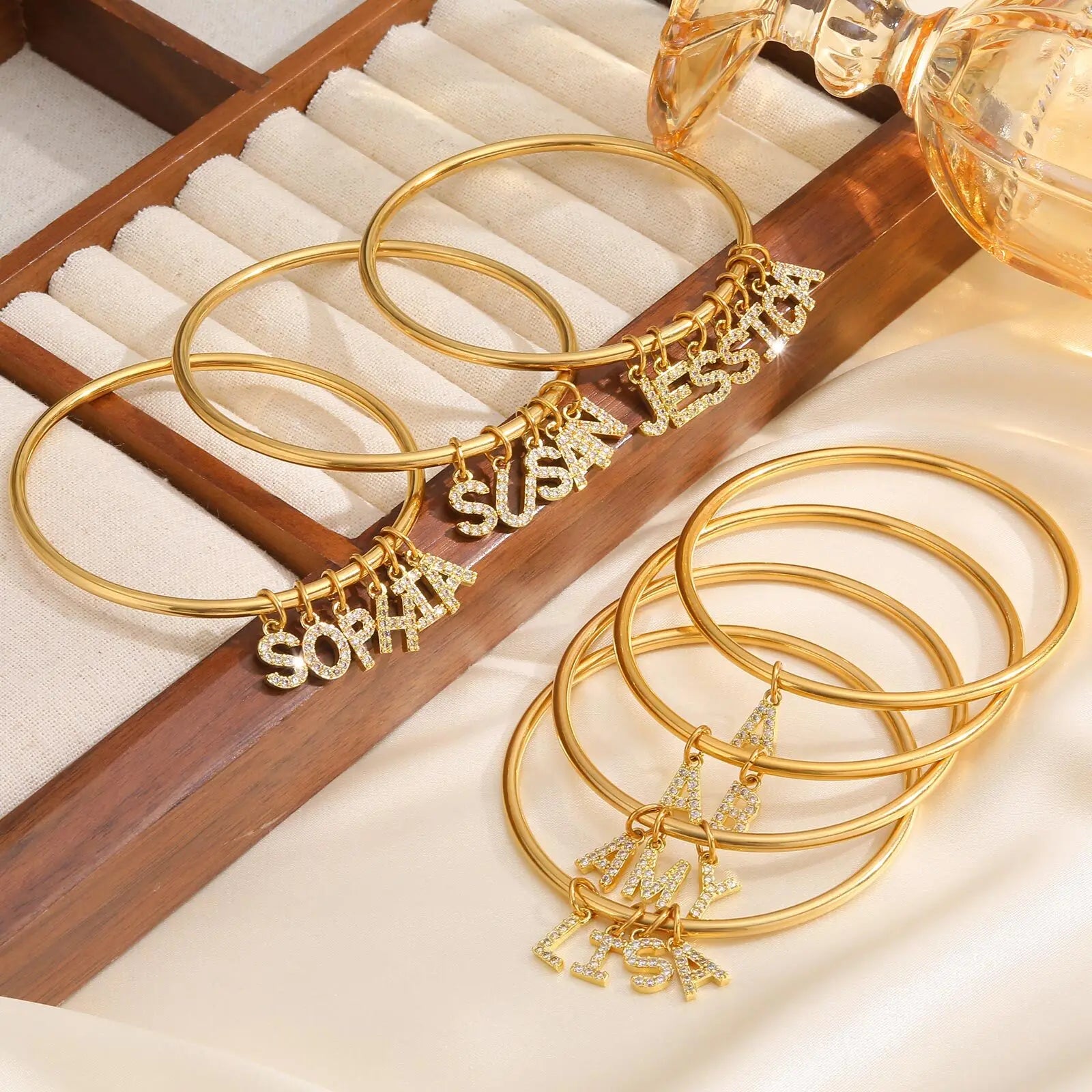 Bracelet Charms Lettre