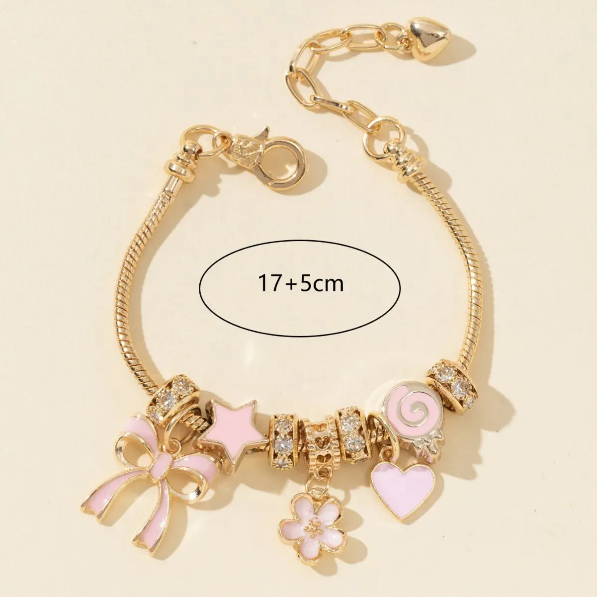 Bracelet Charms Rose