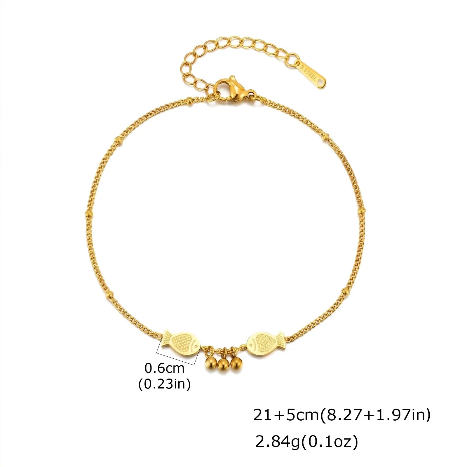 Bracelet Cheville Fin Or