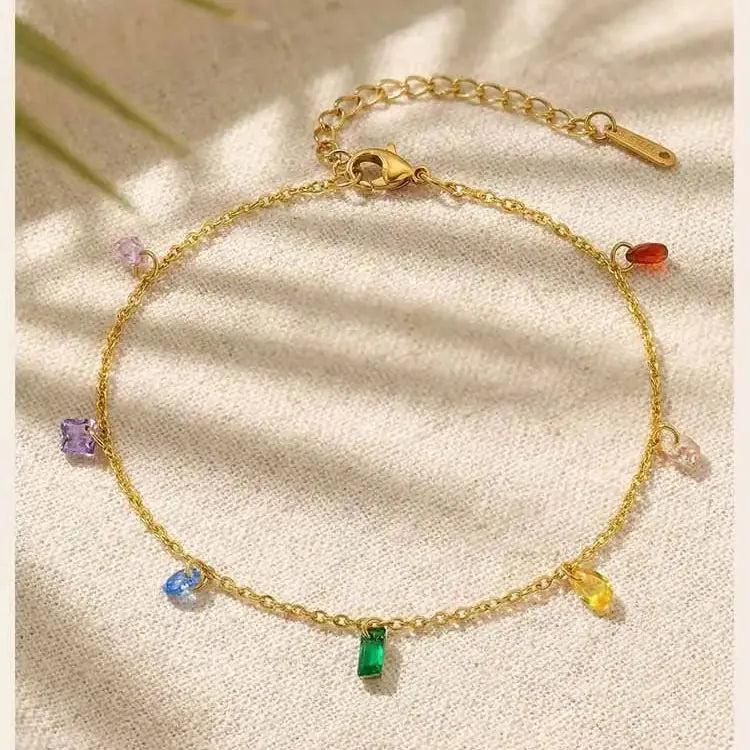 Bracelet Cheville Fin Or