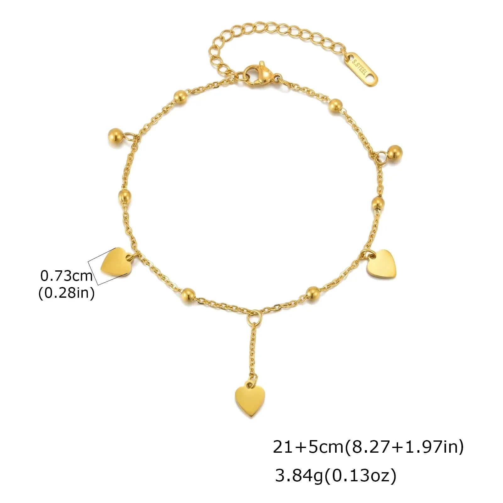Bracelet Cheville Fin Or