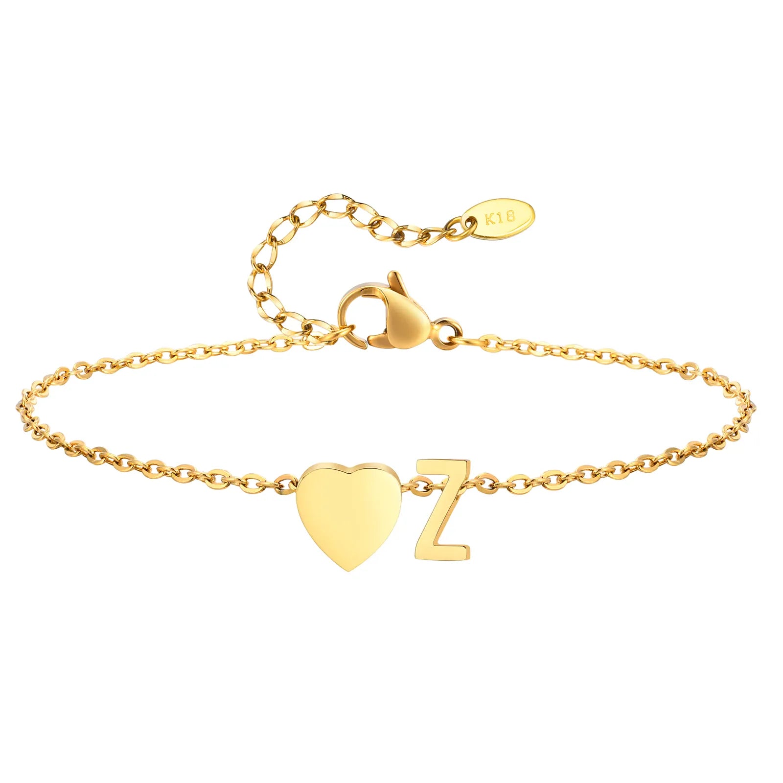 Bracelet Cheville Initiale