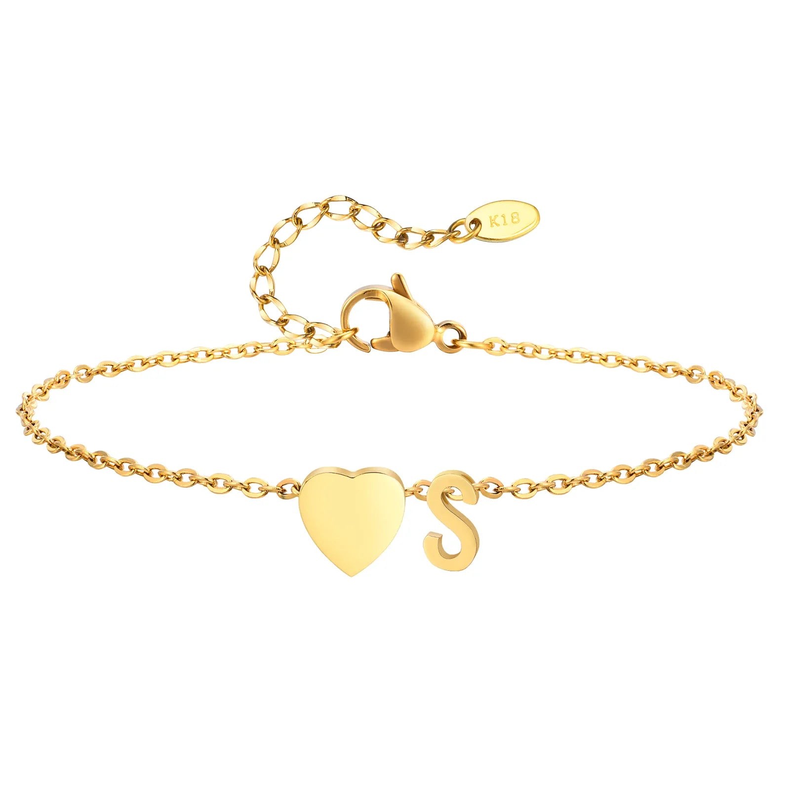 Bracelet Cheville Initiale