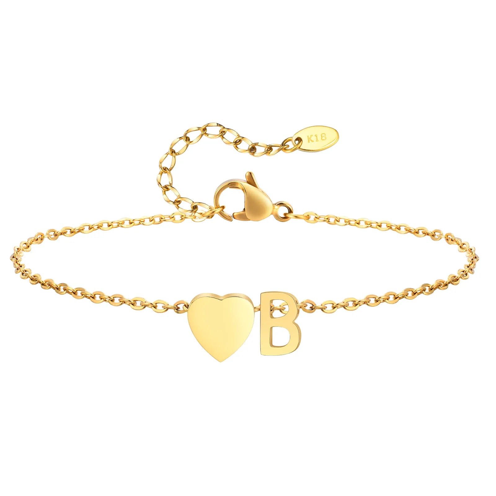 Bracelet Cheville Initiale