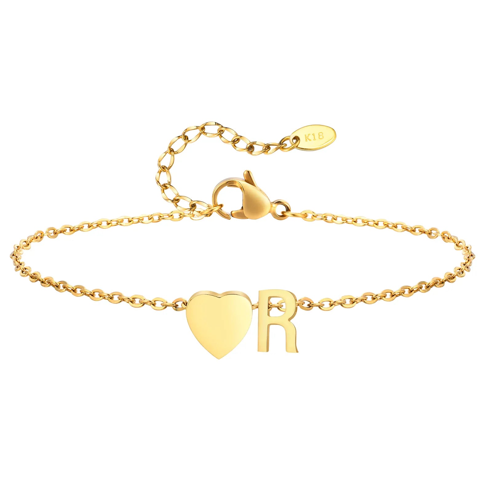 Bracelet Cheville Initiale